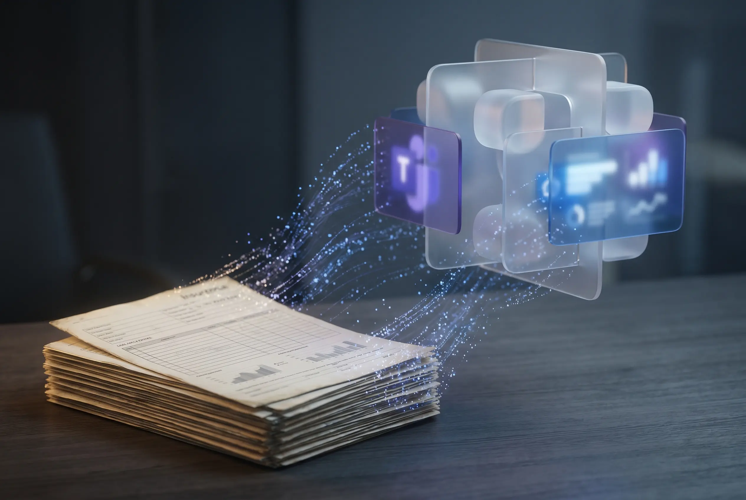 Bevaya insurance AI agent platform integrating with Microsoft Teams and Outlook workflows.