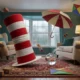 The Cat in the Hat Rainy Day Mayhem party game launching October 30 on consoles and PC.