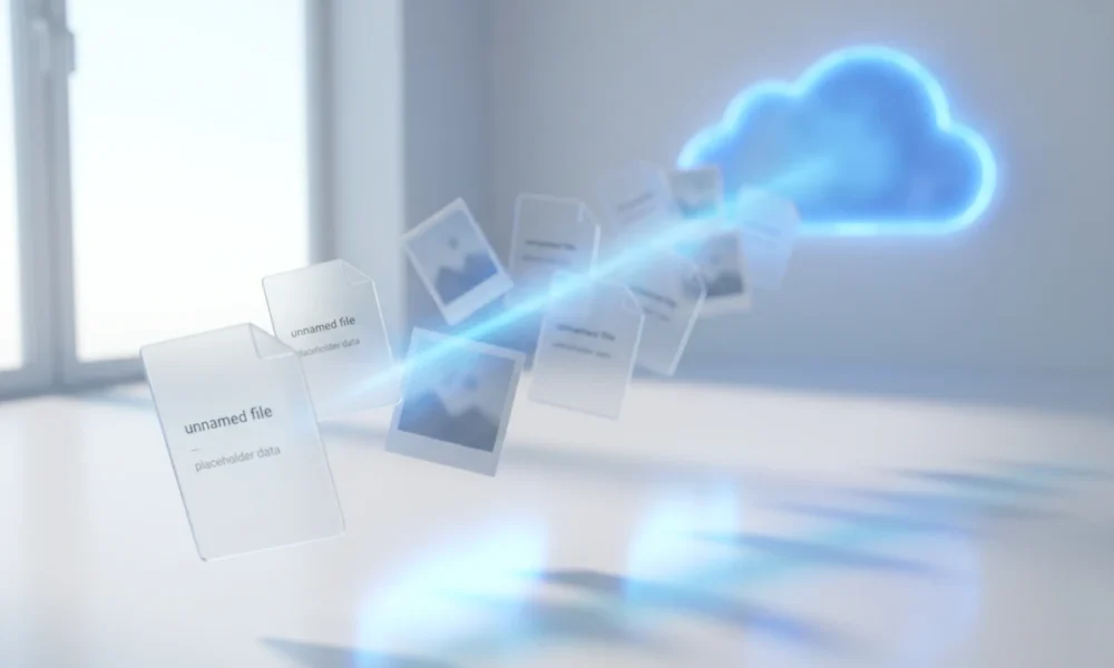 Copilot Suggested Rename feature reading OneDrive file content to suggest names.