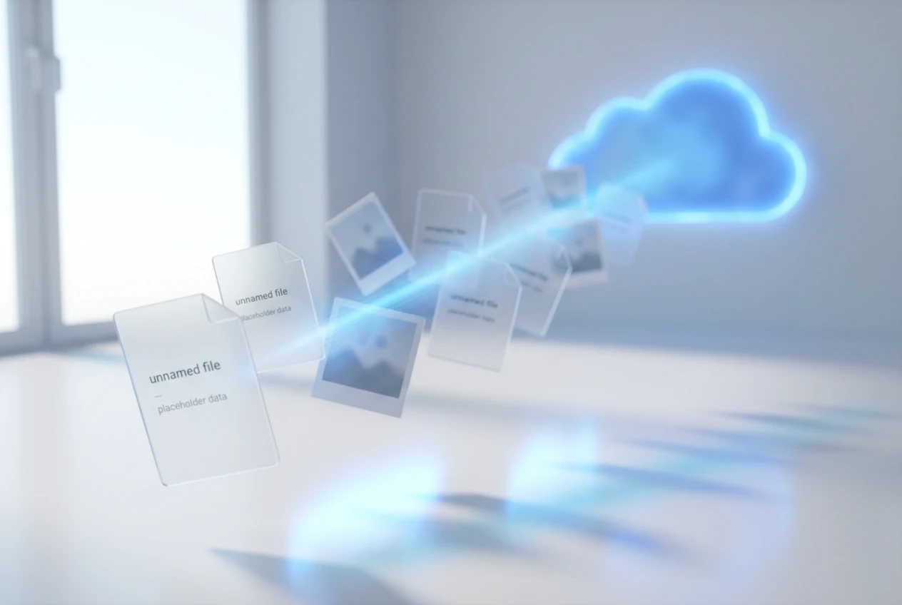 Copilot Suggested Rename feature reading OneDrive file content to suggest names.
