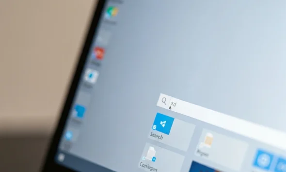 Windows 11 Search finding files with two characters and substring matching on a desktop.