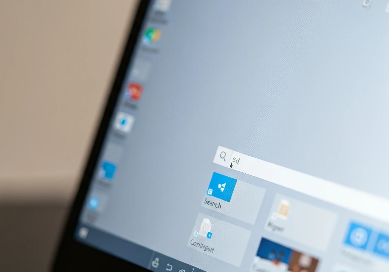 Windows 11 Search finding files with two characters and substring matching on a desktop.