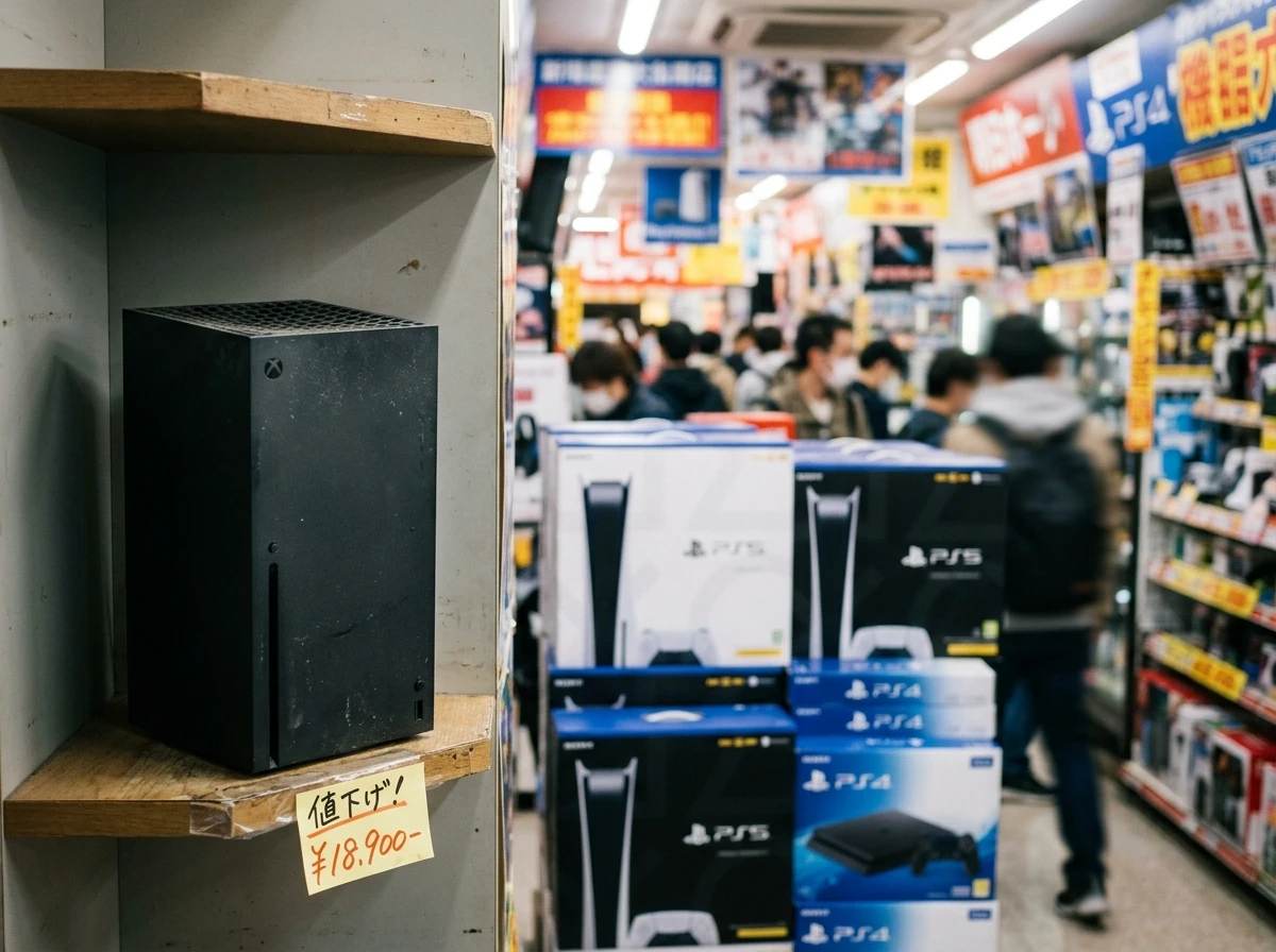 Xbox Series X S Japan sales trail PS5 and PS4 data