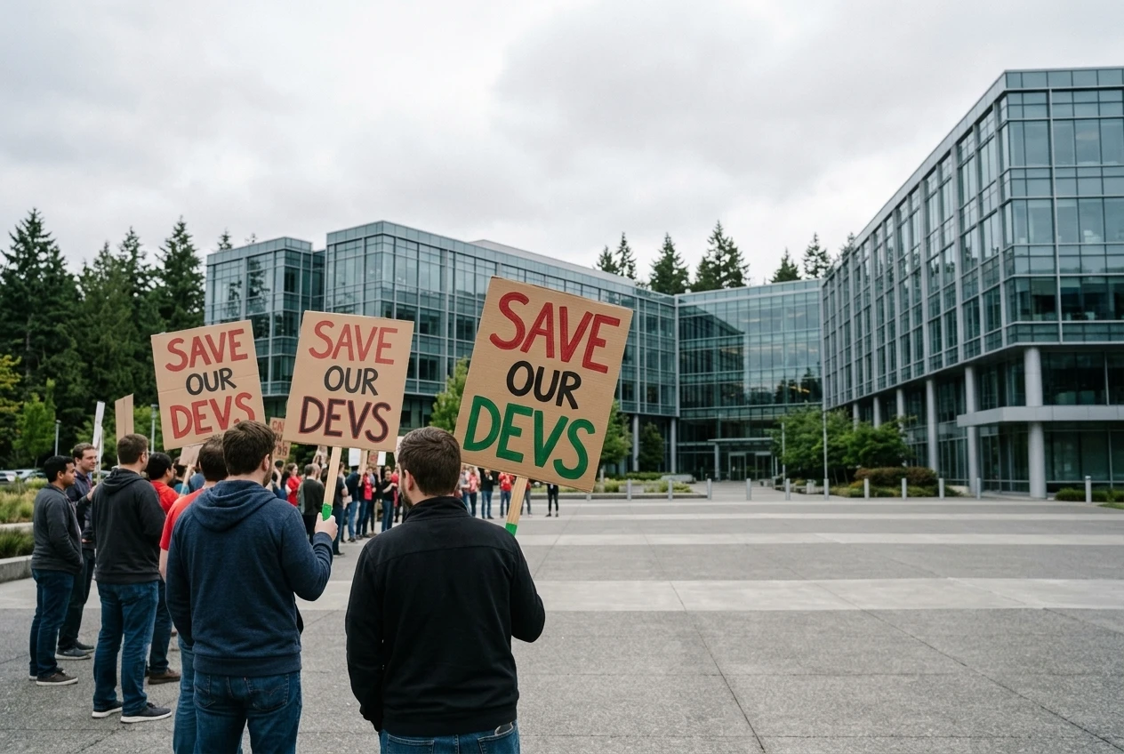 ZeniMax Online Studios leadership layoffs Xbox union NLRB charges