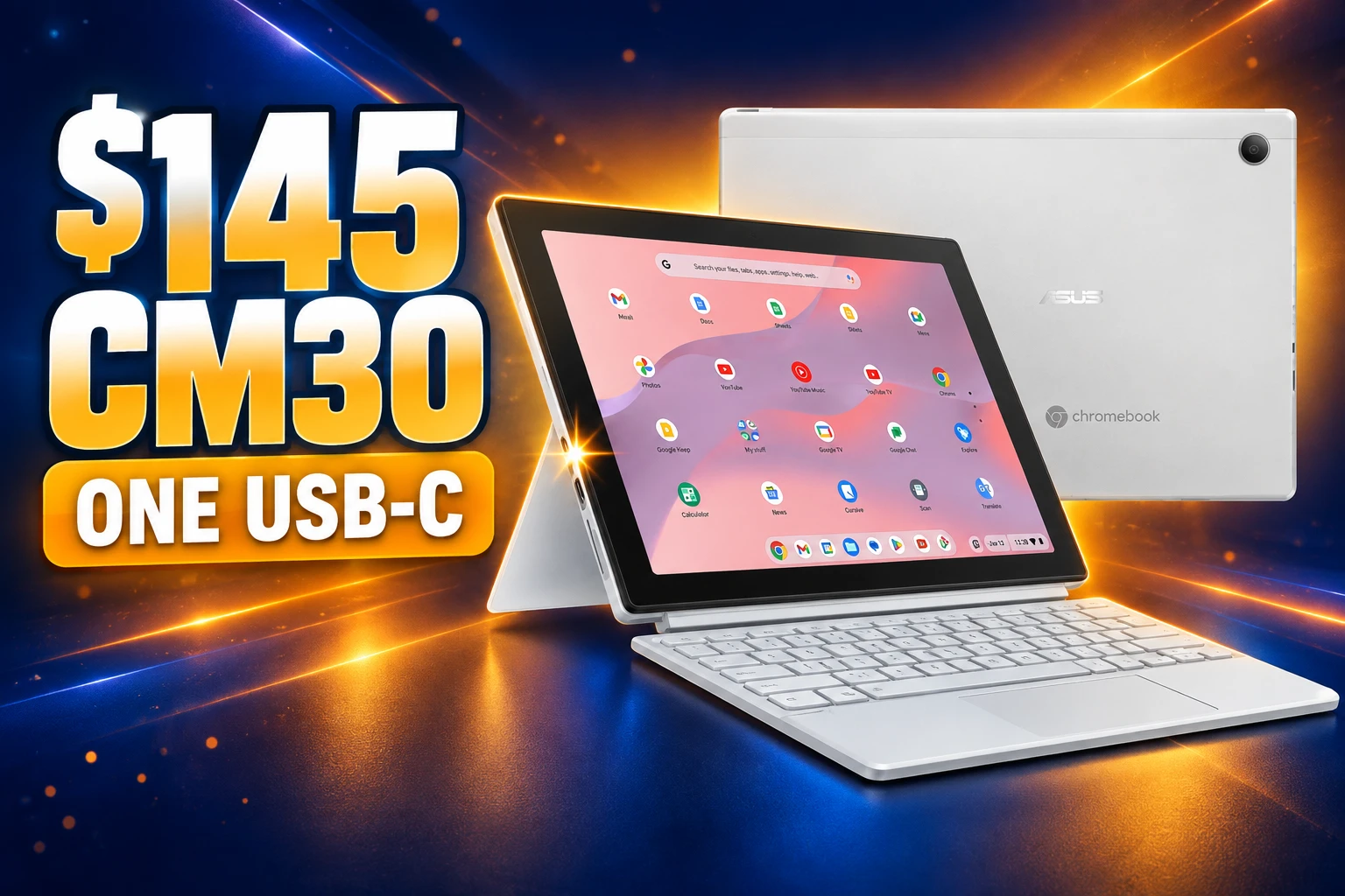 $145 ASUS Chromebook CM30 one USB-C deal