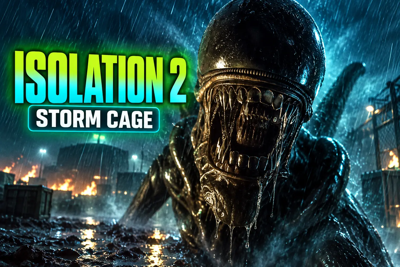 Alien Isolation 2 storm cage outdoors Gamescom