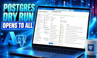 Azure Postgres pre-upgrade checks generally available dry run