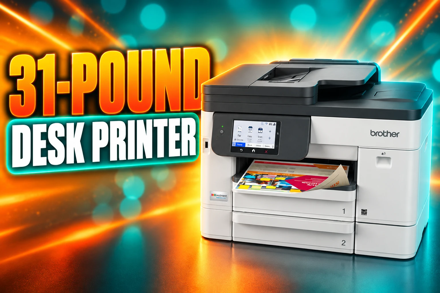 Brother INKvestment MFC-J5110DW 31-pound small-office printer