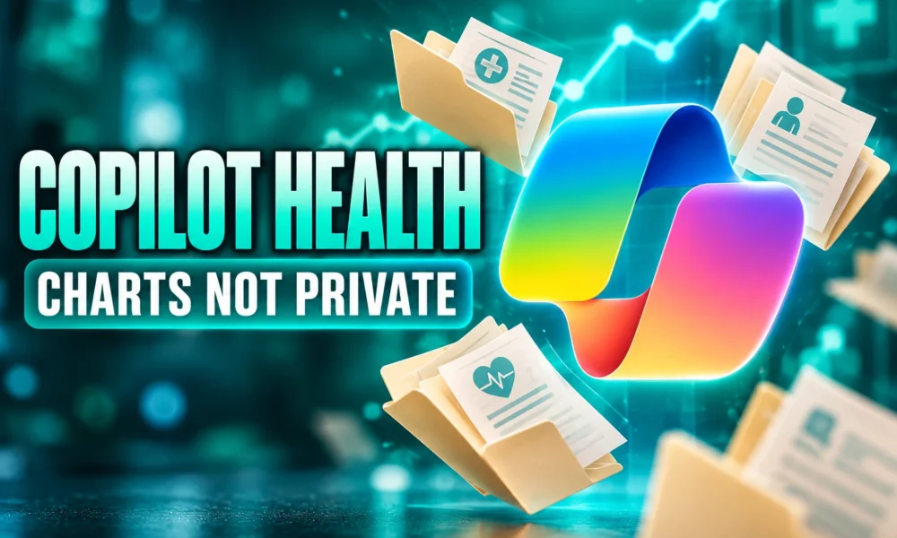 Copilot Health hospital charts outside HIPAA preview