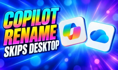 Copilot Suggested Rename skips OneDrive desktop 2026