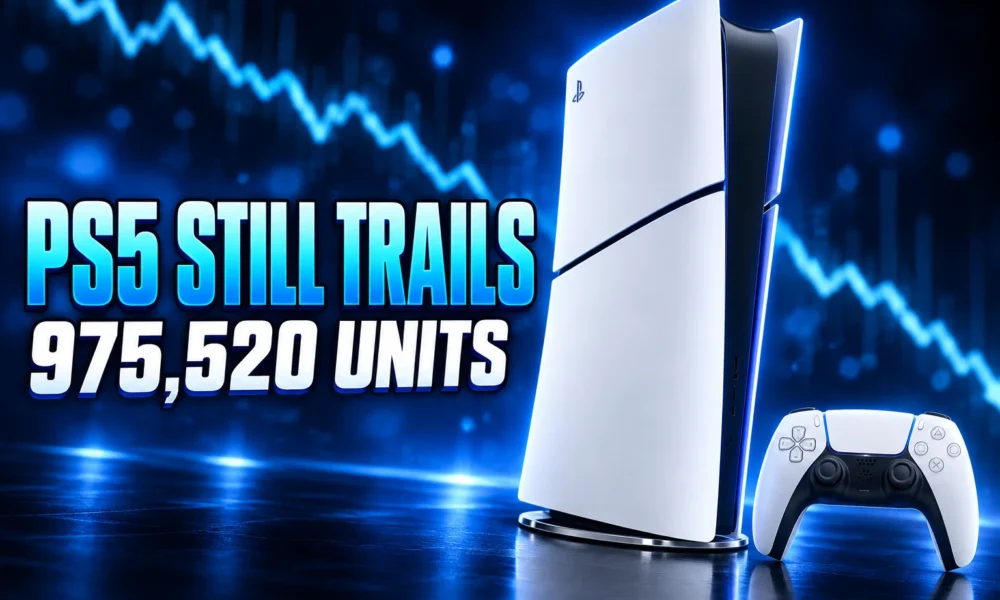 Japan PS5 trails PS4 by 975,520 units