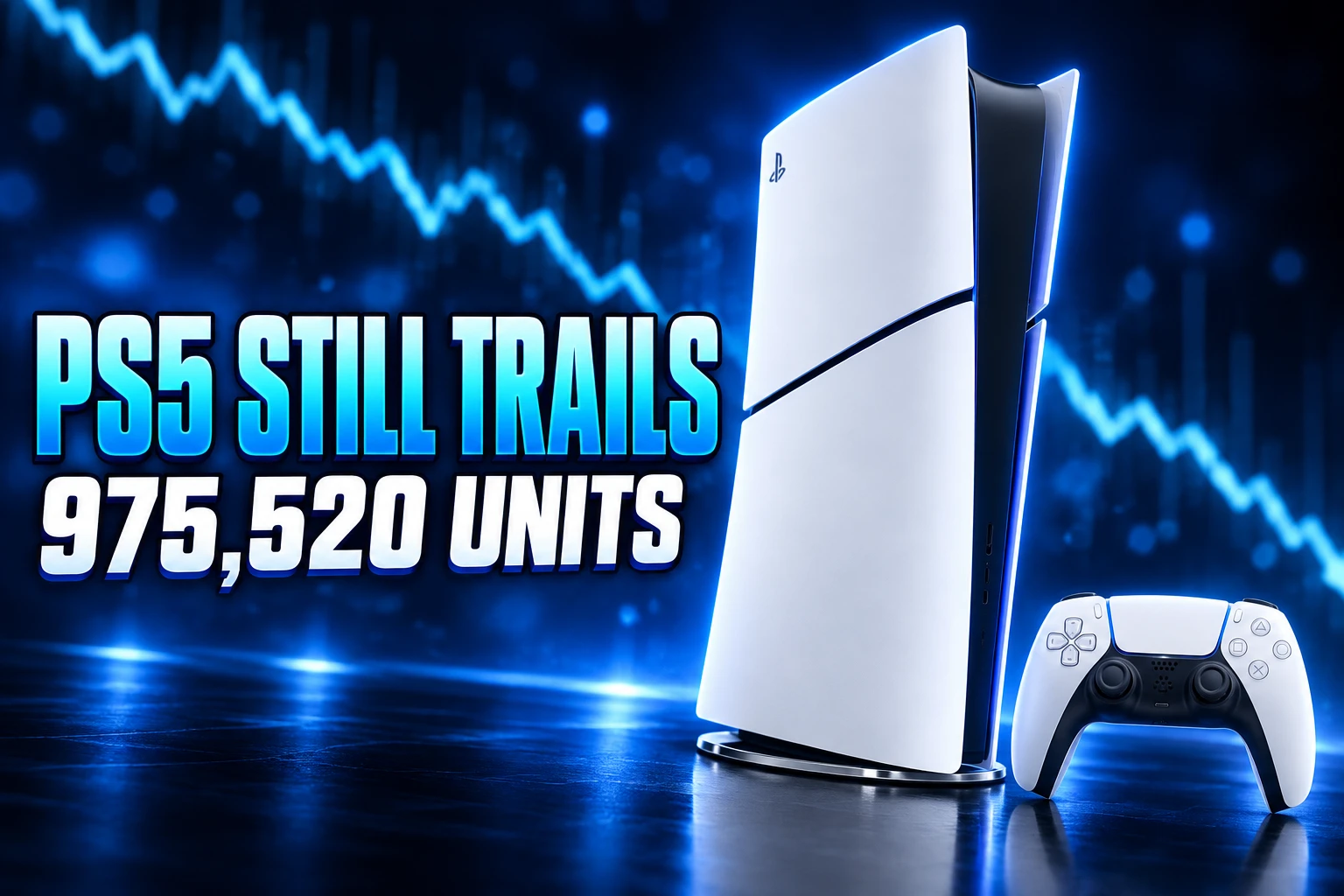 Japan PS5 trails PS4 by 975,520 units