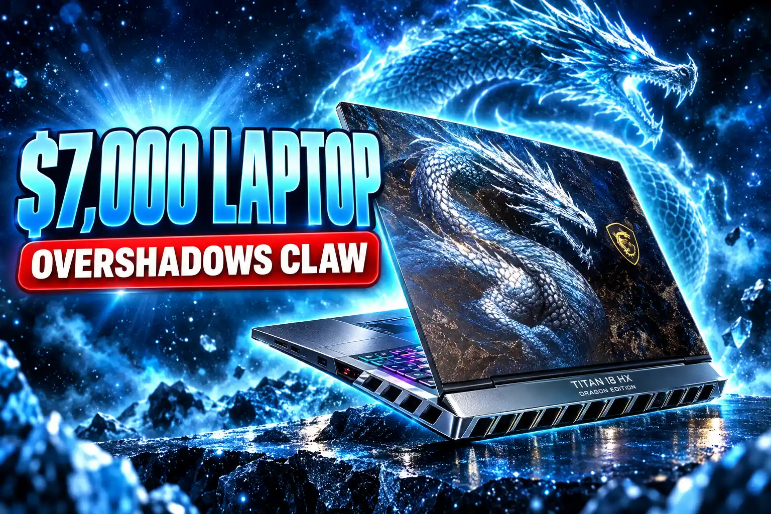 MSI $7000 Titan Dragon laptop overshadows Claw 8