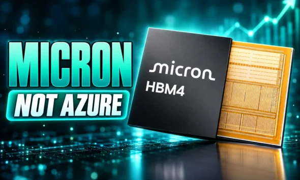 Micron not Azure 84.9 percent margin