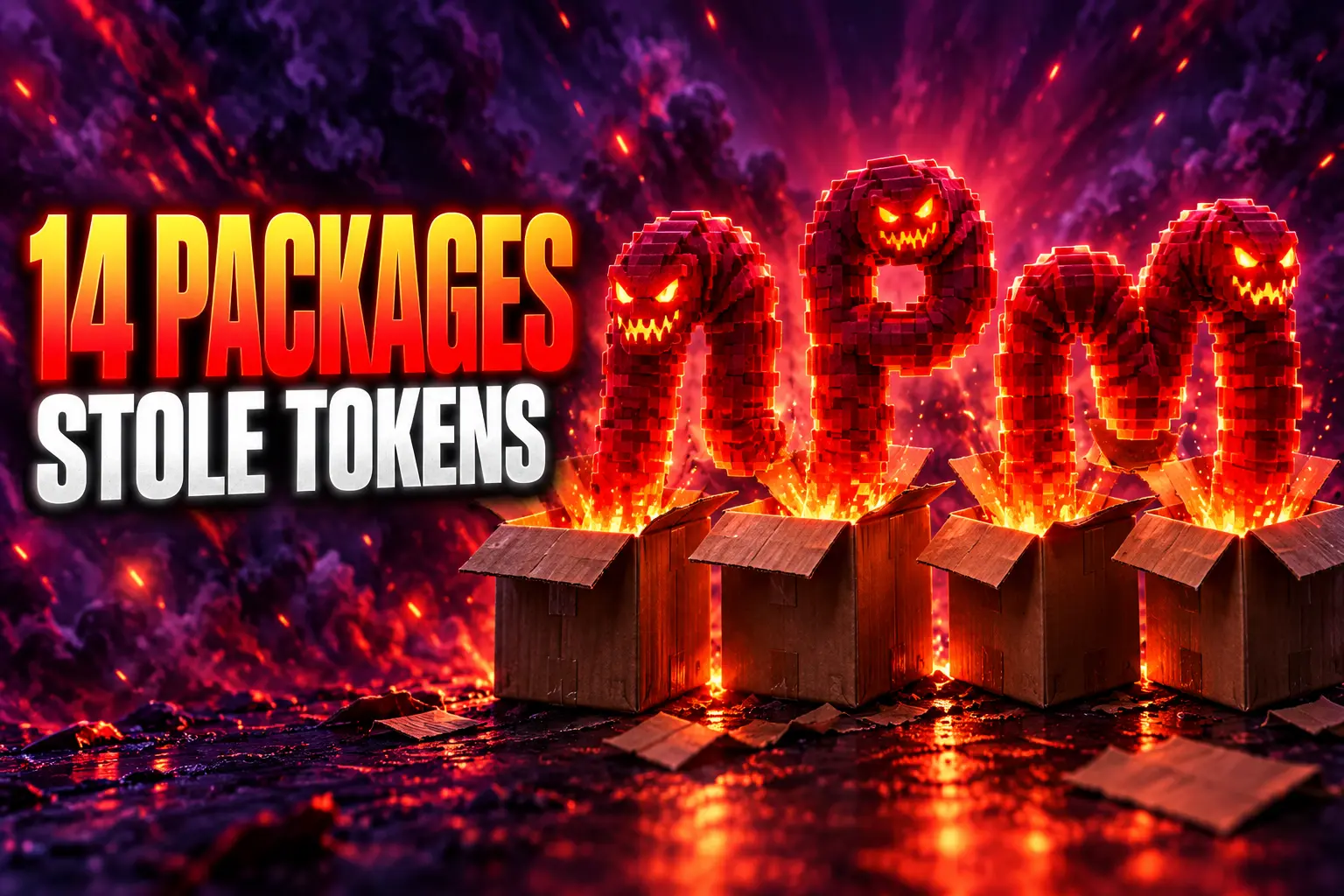 Microsoft 14 npm packages stole publish tokens