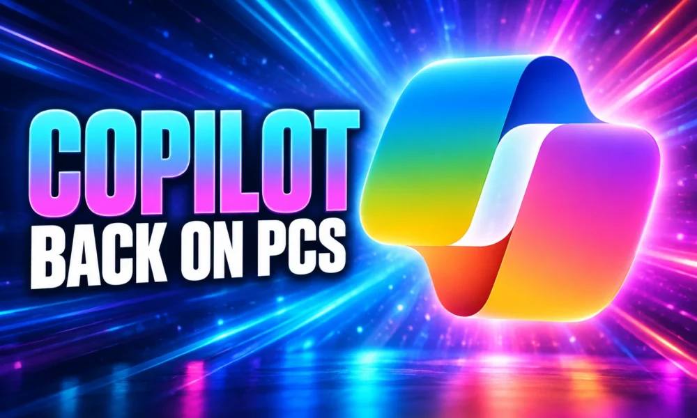 Microsoft Copilot auto-install resumes on Windows PCs