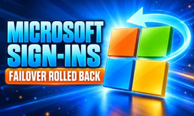 Microsoft Sign-Ins failover rolled back June 2026