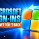 Microsoft Sign-Ins failover rolled back June 2026