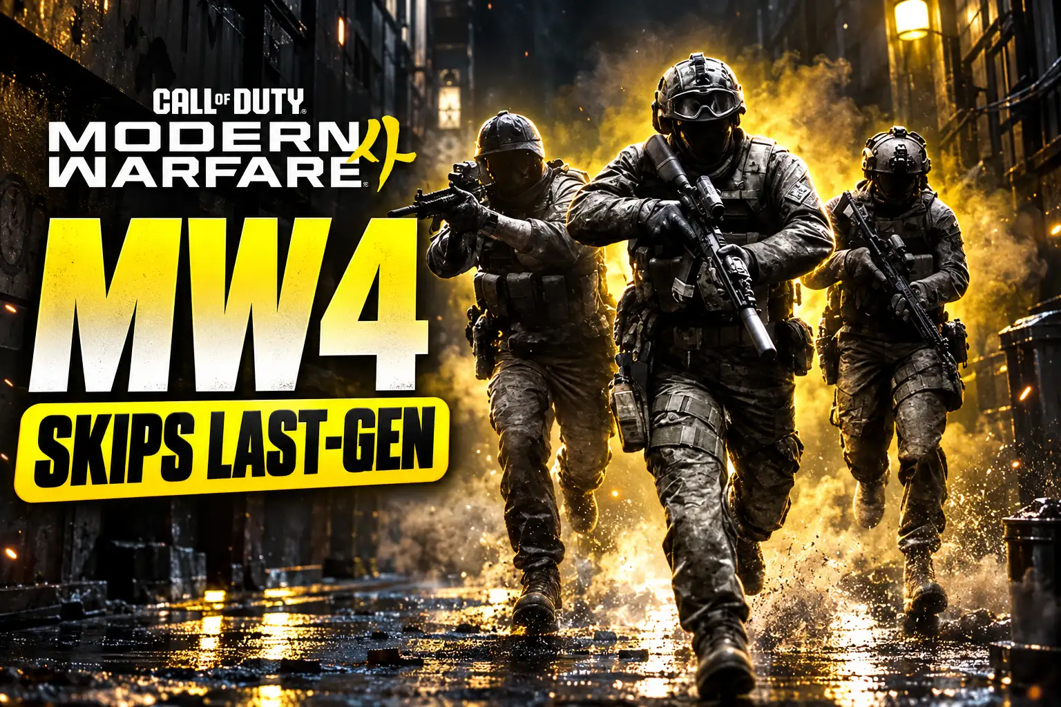 Modern Warfare 4 skips PS4 Xbox One launch