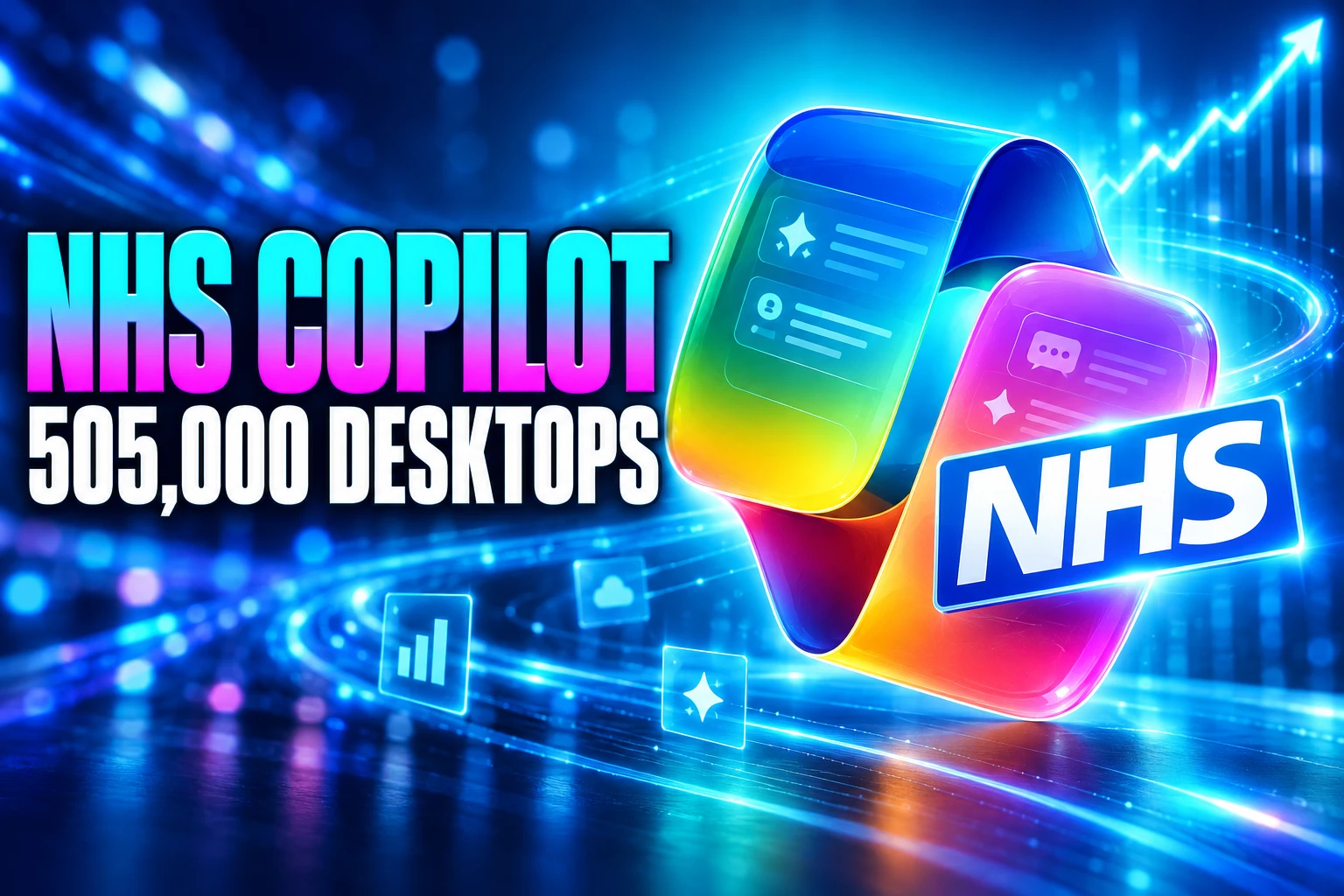 NHS Copilot 505000 desktops Microsoft 365 deal