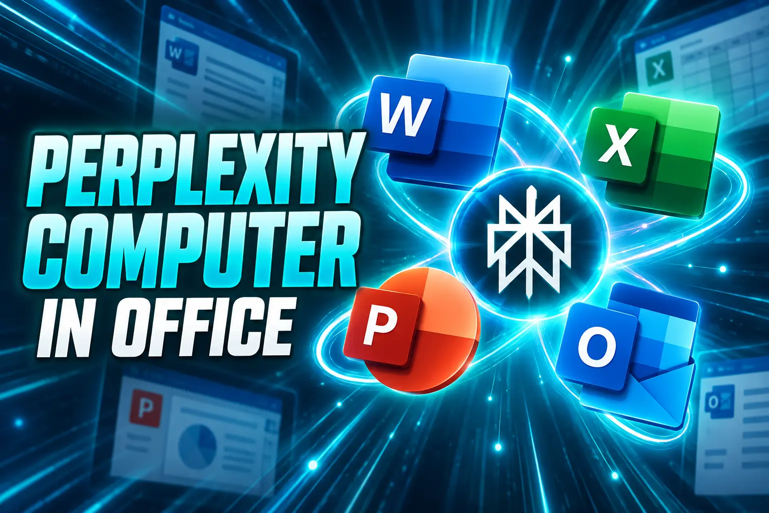 Perplexity Computer native add-in Word Excel Outlook