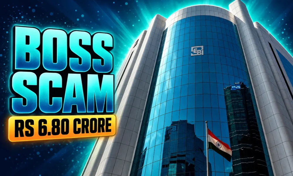 SEBI boss scam Rs 6.80 crore Microsoft Teams