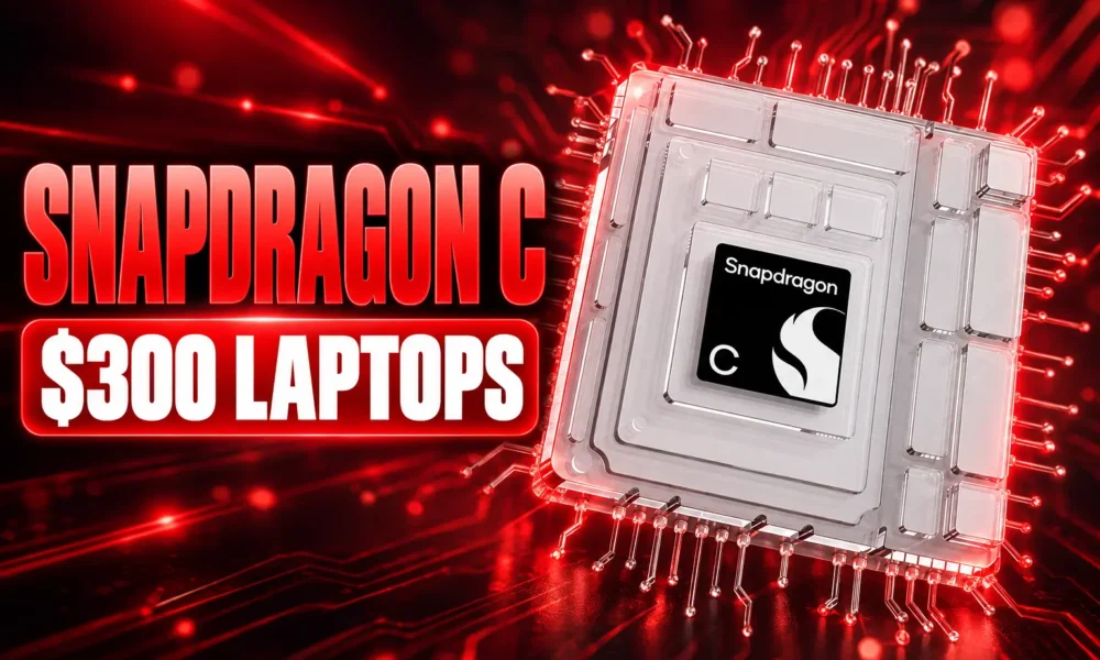 Snapdragon C $300 Windows laptops Qualcomm