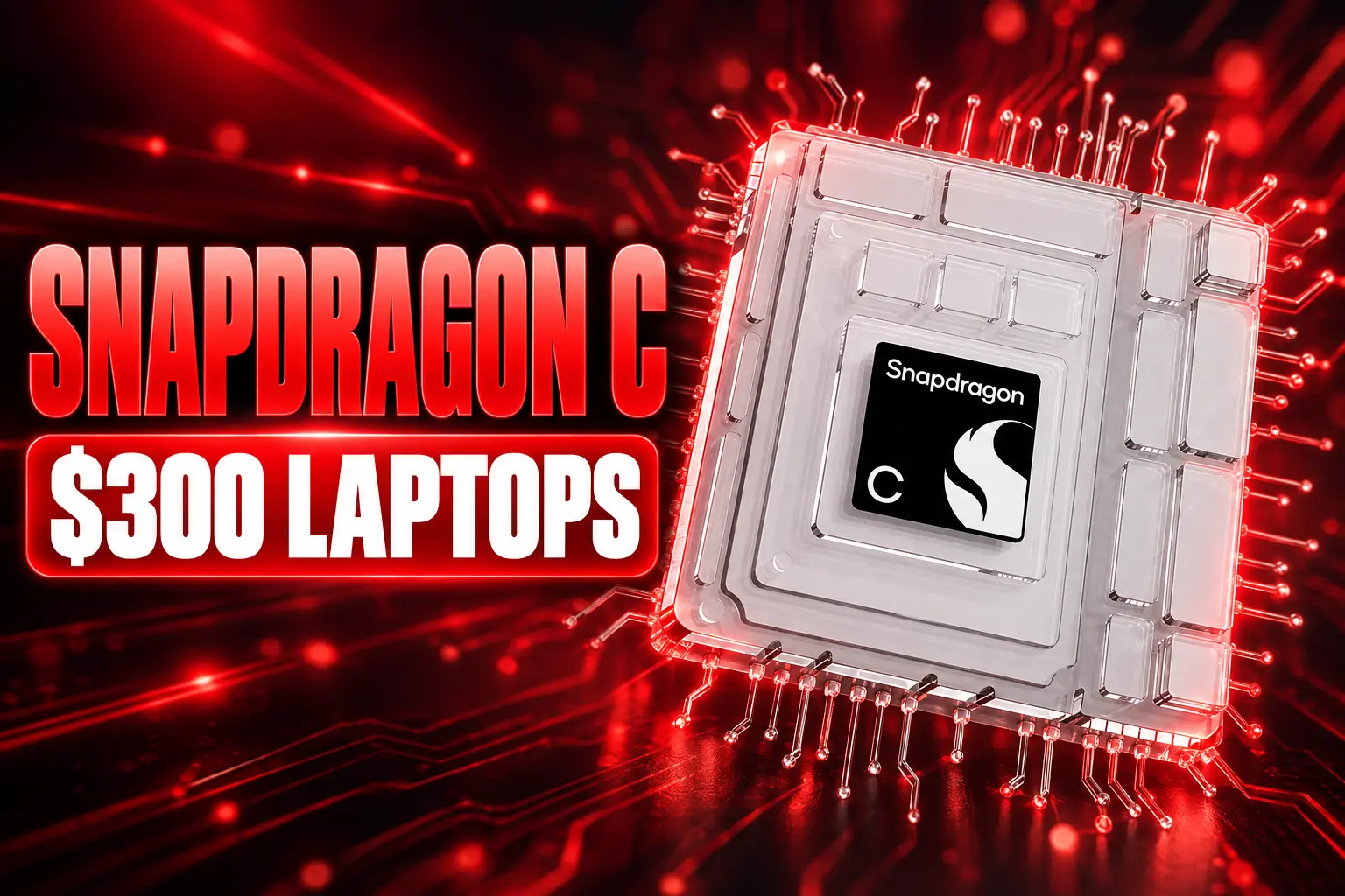 Snapdragon C $300 Windows laptops Qualcomm