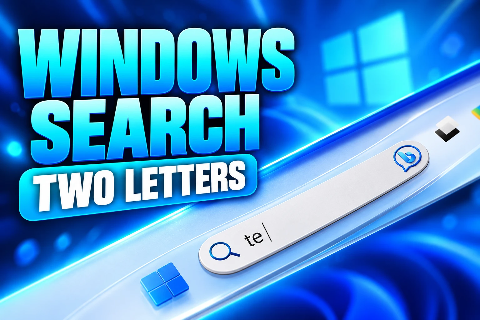 Windows 11 Search two letters local files