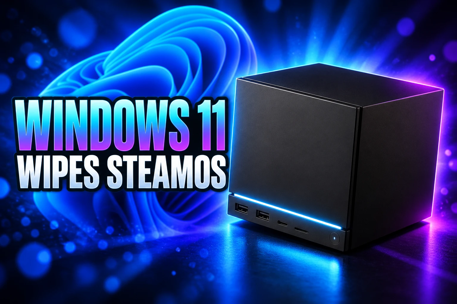 Windows 11 Steam Machine still wipes SteamOS