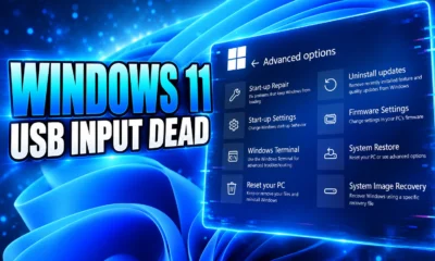 Windows 11 WinRE USB keyboard mouse dead KB5066835