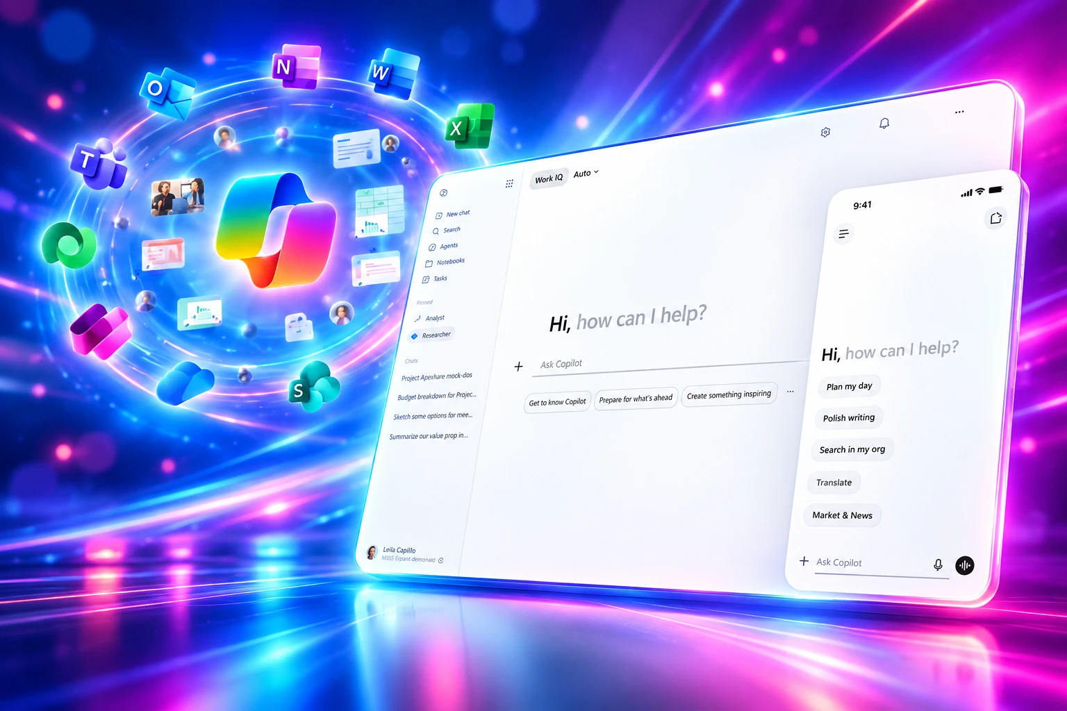 Copilot app loads twice as fast Microsoft 365