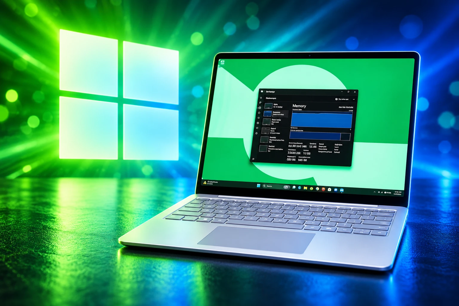 Microsoft 8GB Surface Laptop uses 4.2GB RAM