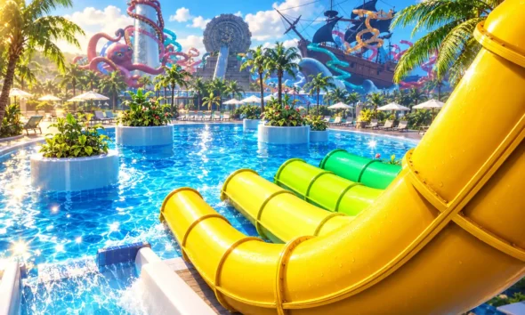 Waterpark Simulator stays $12.99 after 1.0