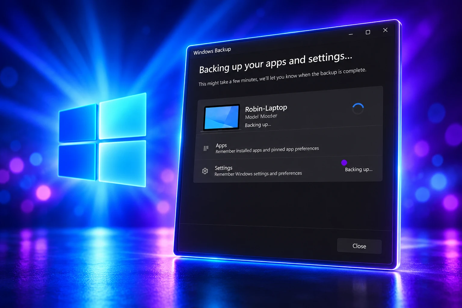 Windows 11 26H2 settings backup default Entra devices