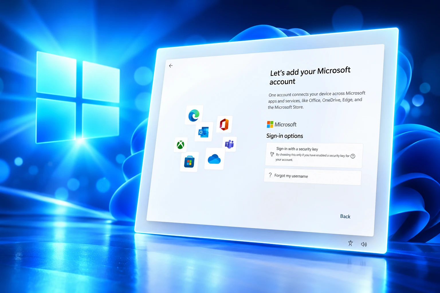 Windows 11 still forces Microsoft account at setup